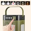 2000mAh Solar Camping Light Foldable Portable Tent Lantern with Intelligent Display Outdoor Hanging Light Emergency Power Bank