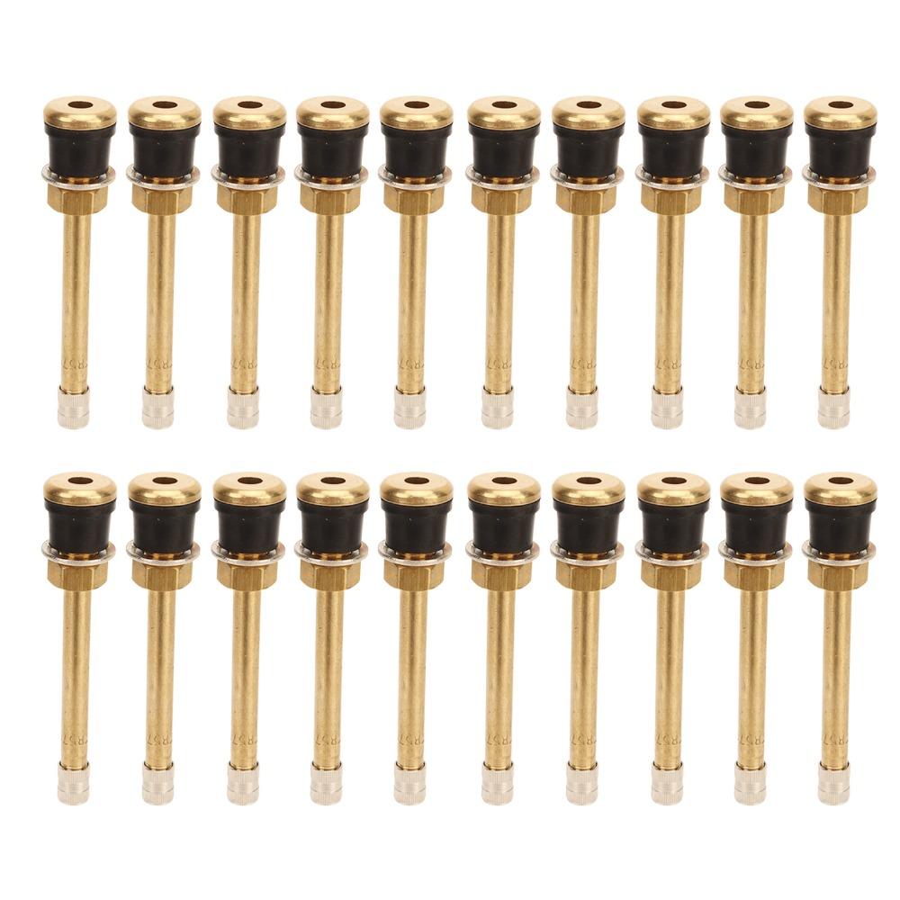20PCS Brass Truck Valve Stem 3 Types Clamp On Valve Durable Tire Valve Stem  Maintenance Technician
