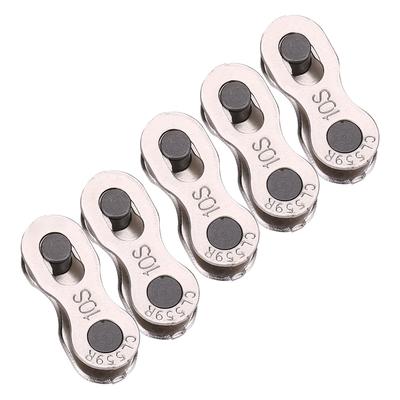 5 pares de corrente de liberação rápida para bicicleta resistente Mater Link Magic Joint Connector para 8/9/10 velocidades