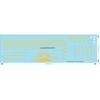 V-LINE DERM CA Decals - N (1/160) - Water Decals - Waterslide, N (1/160) - Waterslide, 1/160
