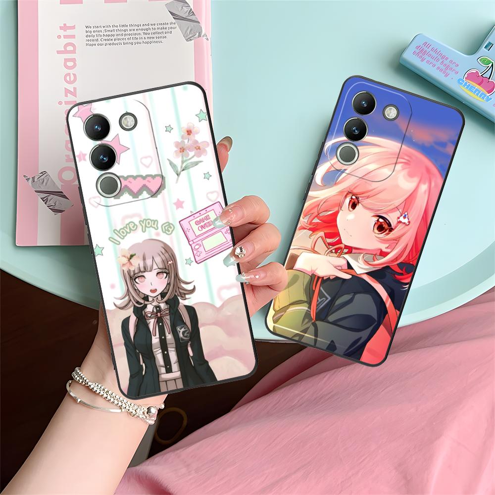Danganronpa Chiaki Nanami Phone Case for VIVO V60 V50 V40 V30 V29 V27 V25 V23 Pro Lite 5G Soft TPU Shockproof Cover