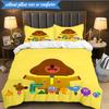 Cute Du-ggee Adventure 3pcs K-pop music group Bedding set,Ideal for Bedroom, Dormitory,Including Duvet Cover And 2pcs Pillowcases,Fan gifts