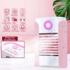 Mini Portable Air Conditioner Arctic Air Cooler Humidifier Purifier LED Light Personal Space Fan Air Cooling Fan USB