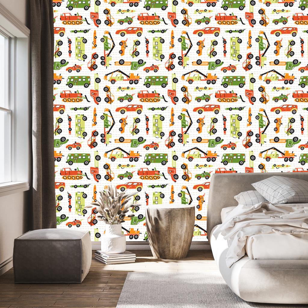 Trucks wallpaper for living room and bedroom 50x1000