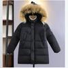 Winter Super Warm GIrls Boys Jacket Thick High Quality Down Feather Coat For Boy Kids Big Real Fur Hooded Cold Winter Outerwear