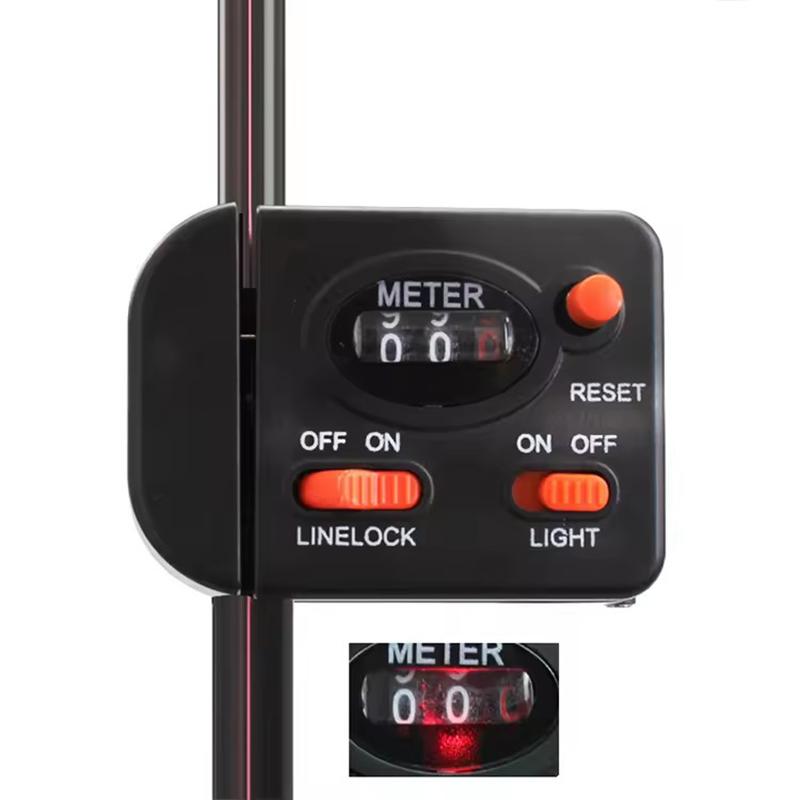 0-99.9M Pesca Full-featured Equipped With Light Professional Depth Finder Counter Fishing Tool Plastic Tackle