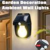 Solar Power Outdoor Wall Light, Waterproof Garden Lamp for Yard Fence Motion Sensor, Auto Illumination for Security & Decoration