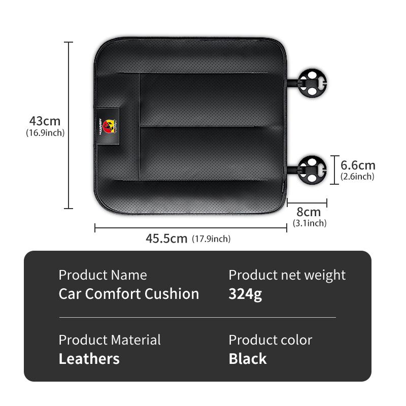 Car Seat Cushion Leather Breathable Universal Seat Protecto For Abarth FIAT 500 Ducato Stilo Palio UNO Astra Bravo Tipo