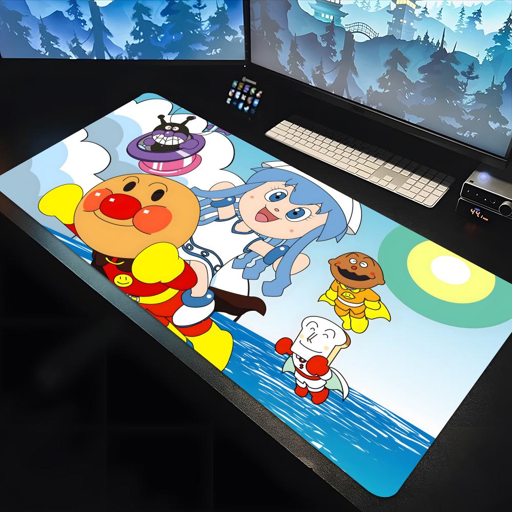 Anpanman Cartoon player Mouse Pad large keyboard mouse desk pad non-slip rubber gaming mouse pad laptop carpet 1200x600