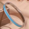 Hot-selling titanium steel bracelet, girls' high-end sense of fashion, popular light luxury in Europe and the United States, Gypsy star love diamond 