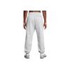 Under Armour Rival Fleece Puddle Pants Fashion Comfortable Soft Skin-Friendly Solid Color Cuffed Casual Pants Men Pants White Gray 1383097-011