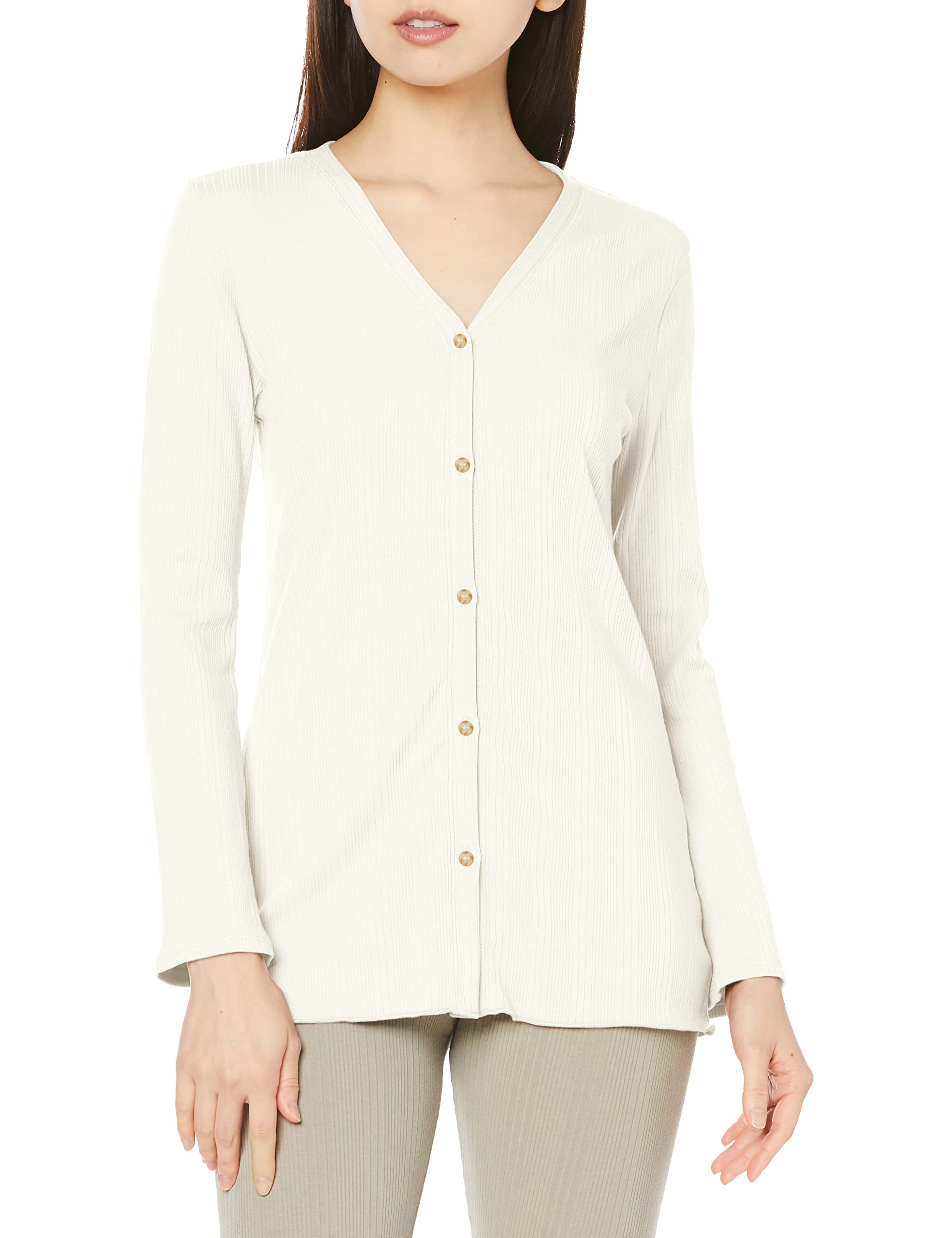 

Gelato Pique Random Terry Cardigan PWCT231353 OWHT F Women s