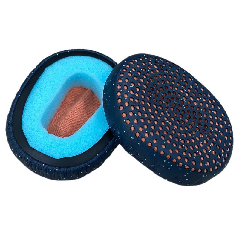 2Pcs Leather Ear Pads Sponge Soft Ear Cushion Replacement Earbuds Cover For Riff Wireless Headphones Accessories