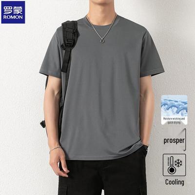 Men's Ice Silk Short Sleeve T-Shirt