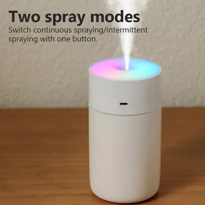 Humidificateur d'air portable coloré rechargeable par USB sans fil pour la maison, la voiture, mini atomiseur d'air, diffuseur d'arômes pour huiles essentielles