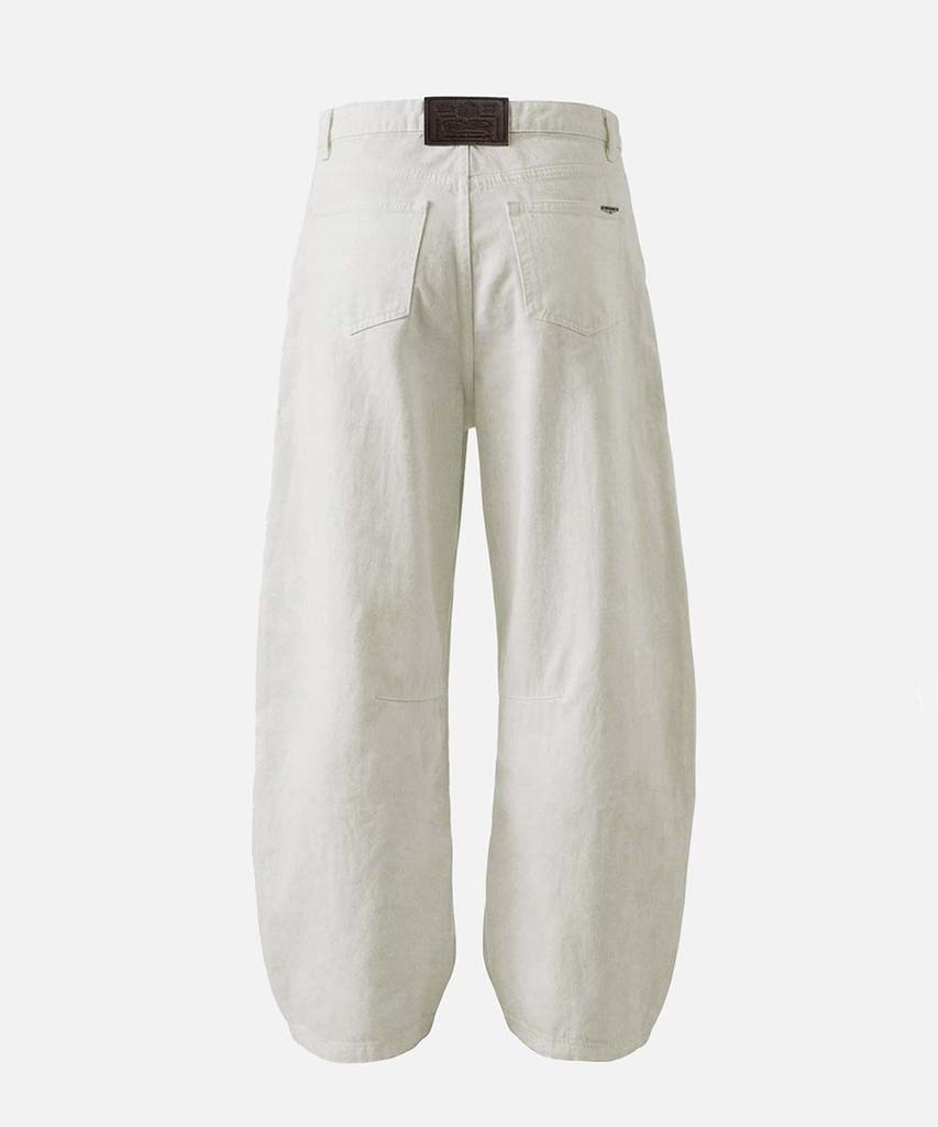 BADBLOOD 701 Semi Curved Fit Pants - White