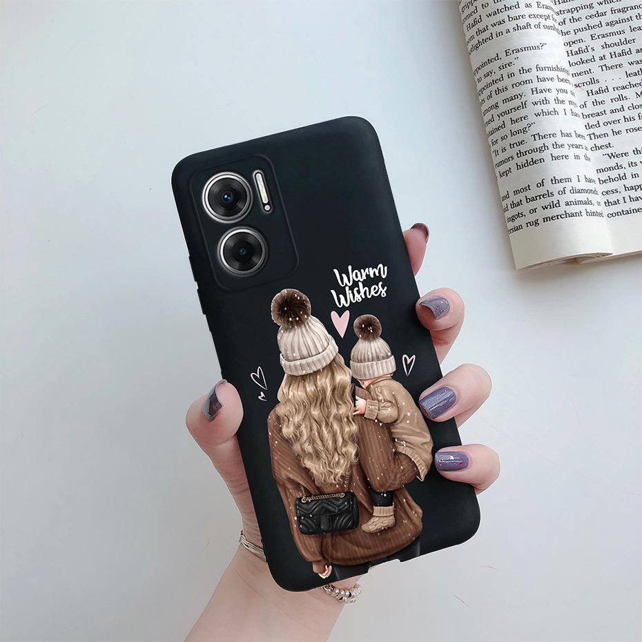 Case For Xiaomi Redmi 10 5G Case Silicone Soft Cute Pretty Girls Cover Funda For Xiaomi Redmi 10 5G 22041219G 22041219NY Bumper