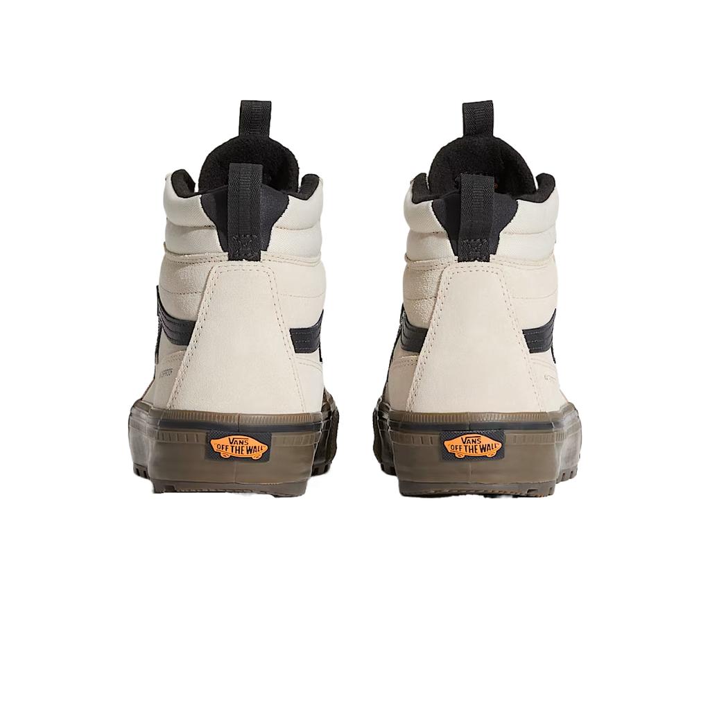 Vans SK8-Hi Oatmeal Beige Black Unisex Sneakers White VN000DAQZO2