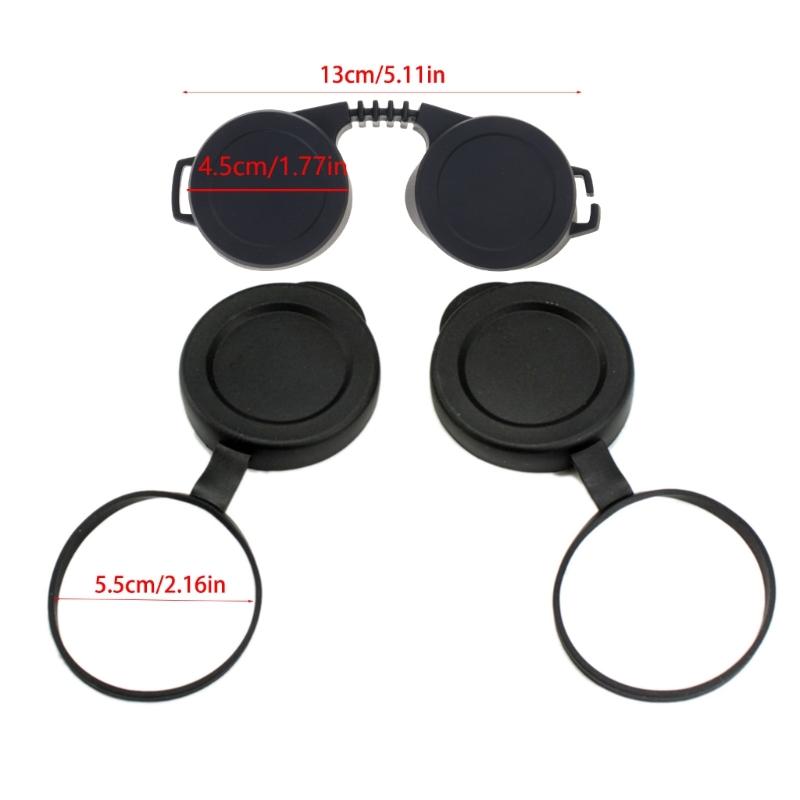 1Set Telescope Eyepiece Dust Caps Silicone Protecting Cover Fit 42-45mm Inner Diameter or 52-55MM Objective Lenses