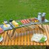 Rust-proof Barbecue Grill Adjustable Heat Setting Barbecue Shelf Portable Grill Rack  Easy To Clean