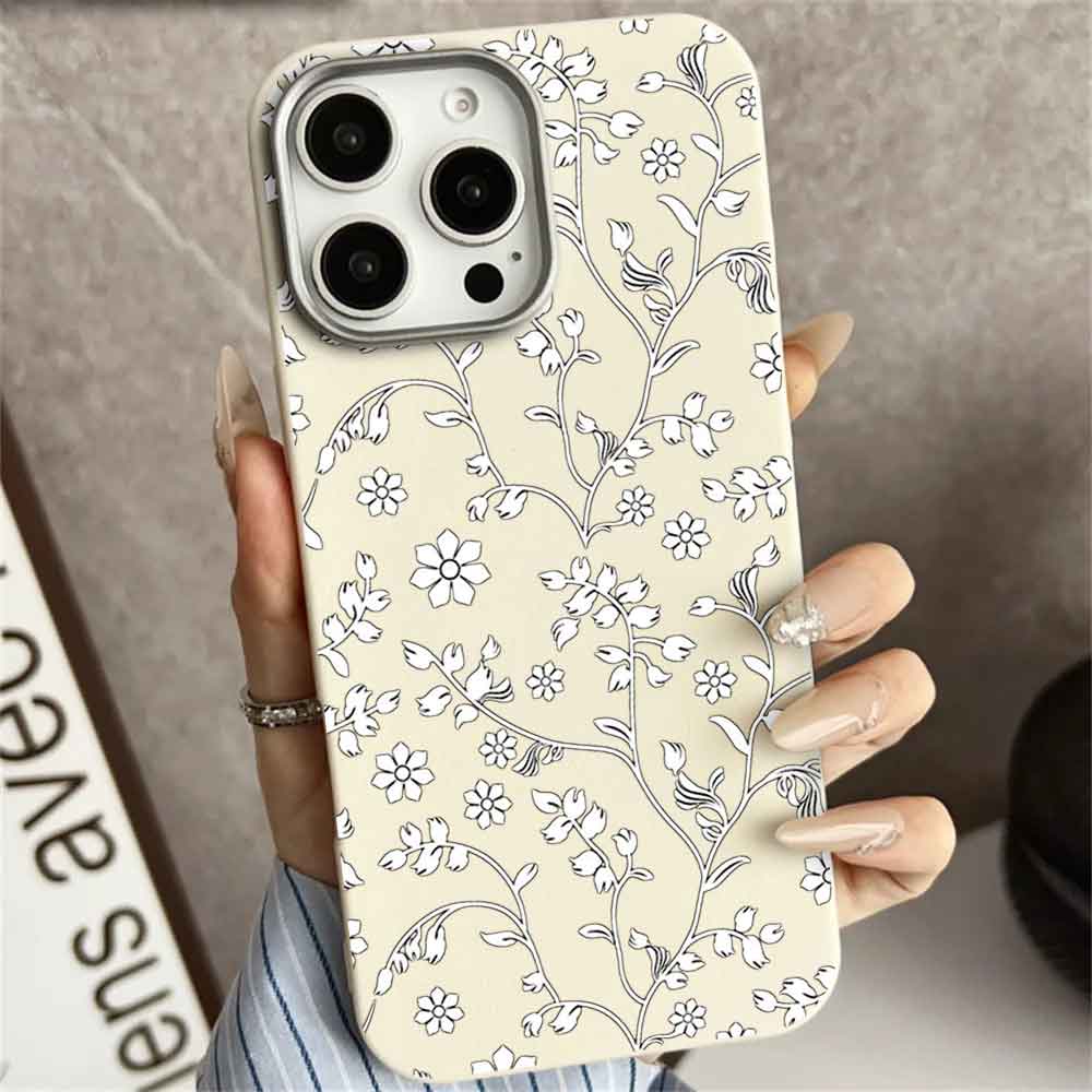 

Чехол для мобильного телефона с цветочным принтом, чехлы для телефонов, кожаный чехол для iPhone, Xiaomi, Samsung, царапины iPhone 6/6s