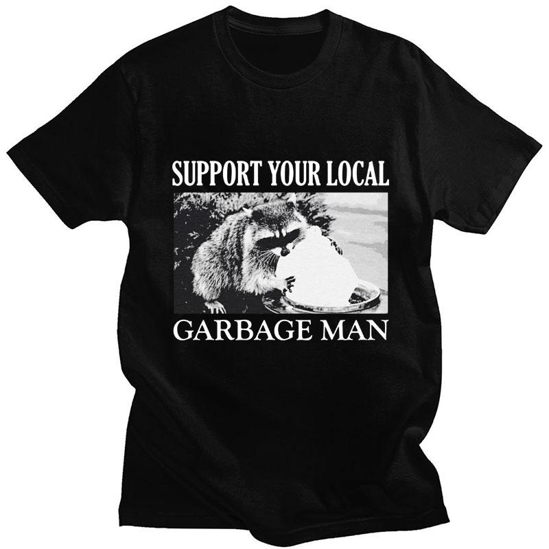 Japanese Style Dragon Raccoon Print T Shirt Harajuku Retro High Quality Cotton Short Sleeve Oversized Men Women Classic T-shirts