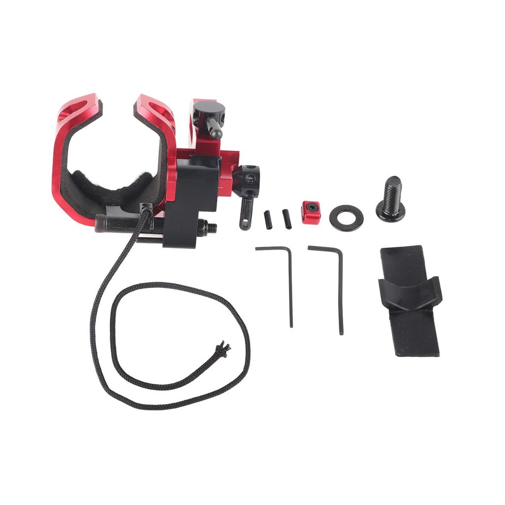 Aluminum Alloy Smackdown Lockup Click Arrow Rest Compound Bow Hunting Archery Accessory Red