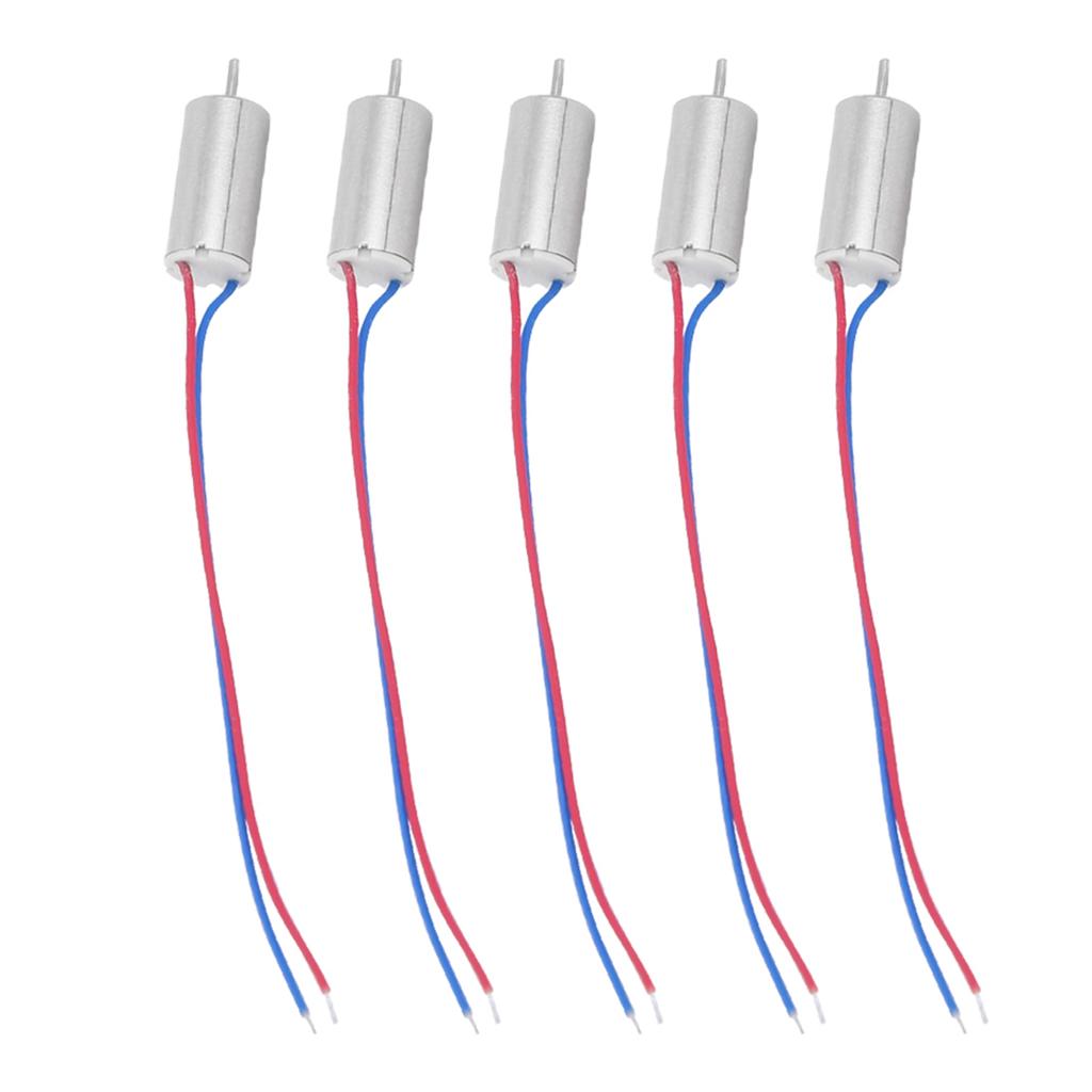 5pcs 6x12mm Micro Coreless Motor 3.7V 21800rpm for Aircraft Model Toy Quadcopter