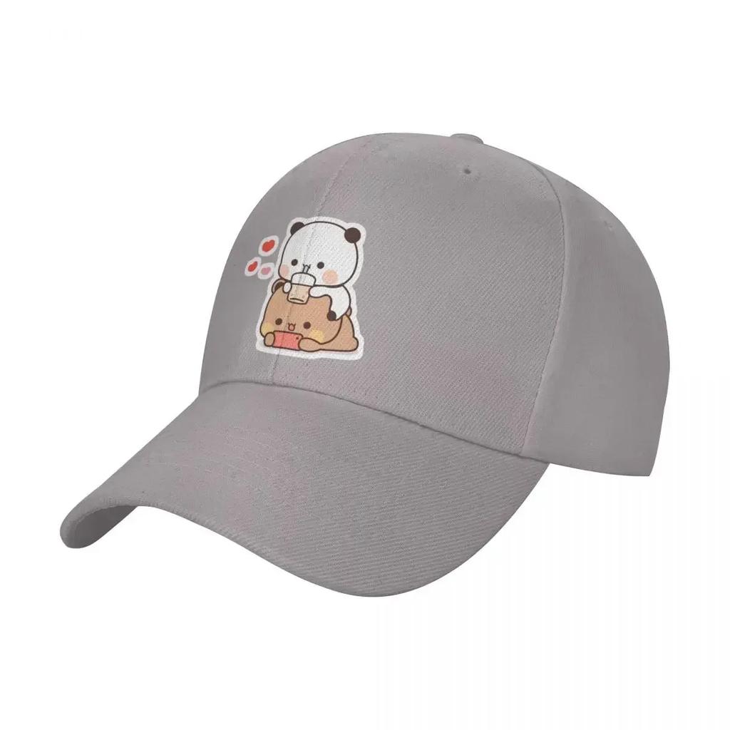 Bubu Dudu Enjoying Time Baseball Cap Unisex HipHop Trucker Worker Cap Panda Bear Hats Breathable Polyester Sun Caps Autumn Hat