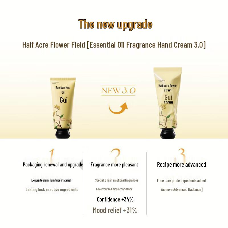 Little Dream Garden Scented Essential Oil Hand Cream - Sweet Osmanthus