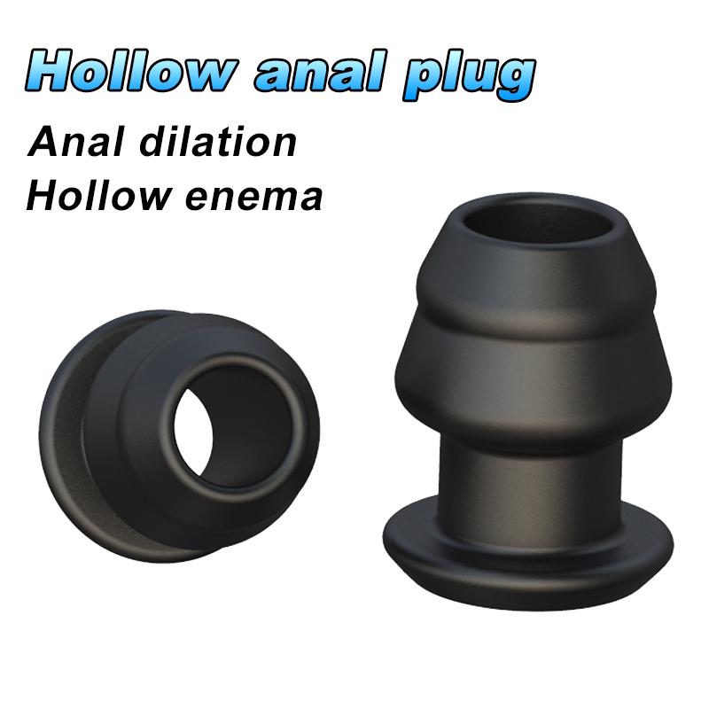 Hollow Butt Plug Dilation Anus Expansion Ass Dilator Female Pussy Expander Toy For Men