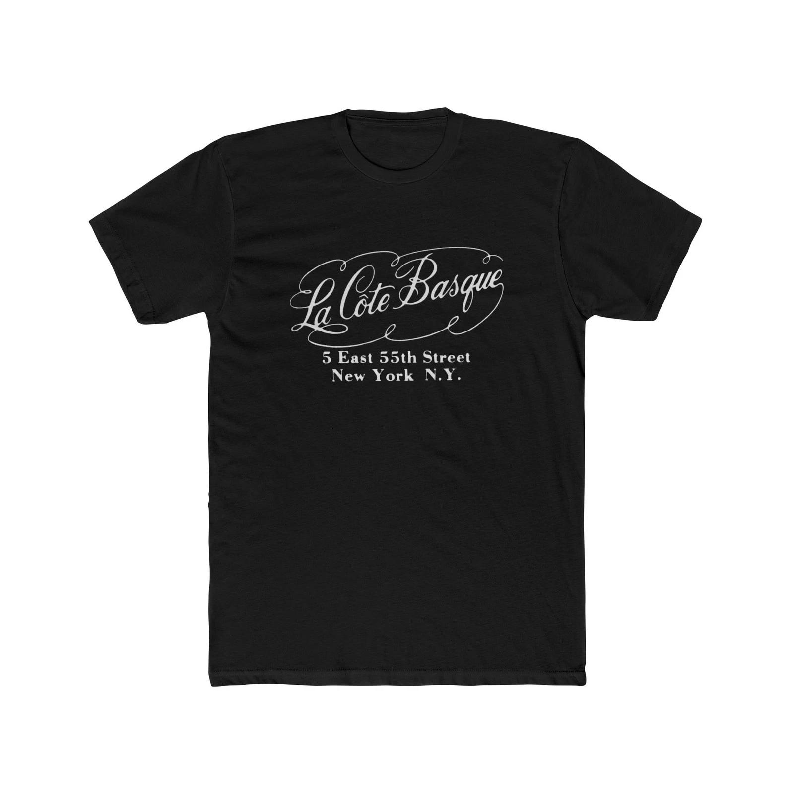 

La Cote Basque NYC Restaurant Cotton Crew Tee Truman capote S