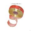 Christmas Ribbon Decorative 100yds Length 5cm Wide Wired Edge Ribbons Festival Gift Wrapping