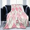 Preppy School Supplies Preppy Aesthetic Blanket Flannel Sofa Throw Blanket Super Soft for Couch Office Throws Bedspread Quilt