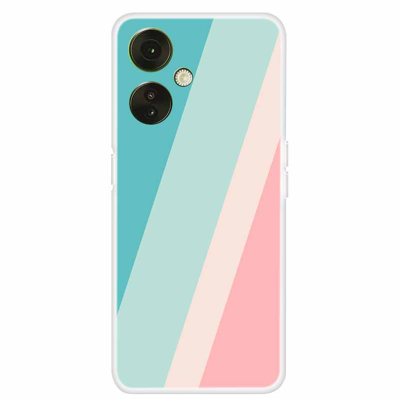 For OnePlus Nord CE 3 Lite 5G Case Clear Lovely Cats TPU Soft Silicone Phone Cover For One Plus Nord CE3 Lite 5G Bag Transparent