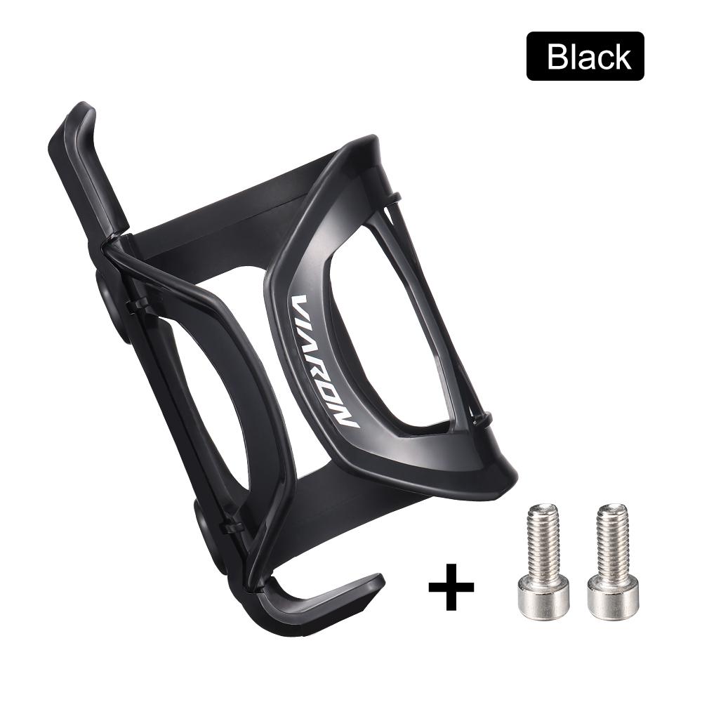 Bicycle  Bottle  Cage Vacuum Plating Colorful Lightweight Mountain Road Cycle Equipment Black #1