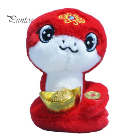 

Китайский Новый год плюшевая змея 2025 Зодиак счастливая змея фигурка мягкие игрушки талисман кукла игрушка для весеннего фестиваля подарки A