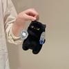 Cartoon Keyring Knight Cat Plush Doll Soft Stuff Cat Plush Toy Keychain  Children