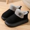 2025 New Waterproof Cotton Shoes for Women Winter Indoor Plush Warm Couple Cotton Shoes Outdoor Anti Slip Platform Women's Shoes