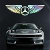 AZP2  Car Logo Angel Wings Decoration 3D Reflective Waterproof Sticker For Mercedes Benz Amg W204 W213 W205 W211 W212 W176 W205 W203