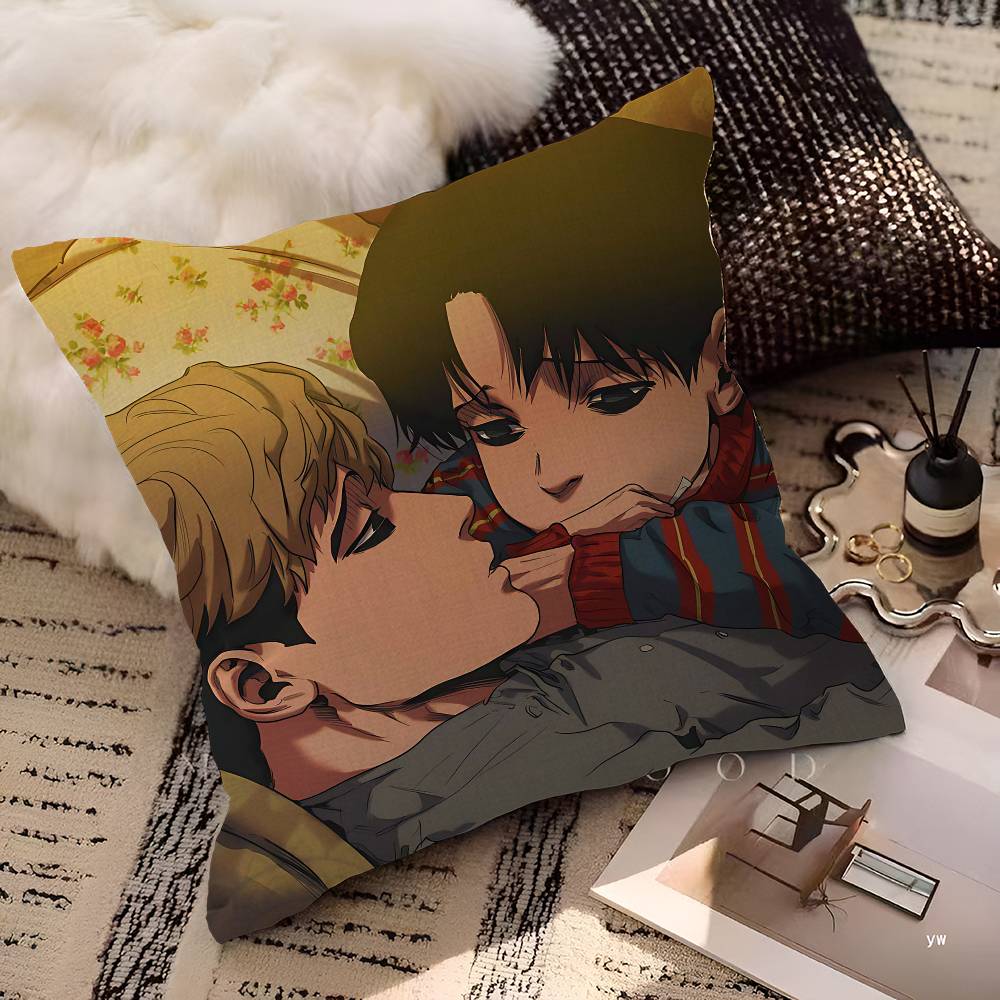 Cartoon Horror KKilling SStalking Personalized Pillow Cover Kids Bedroom Wild Party Decor Pillowcase Kid Birthday Shower Gift