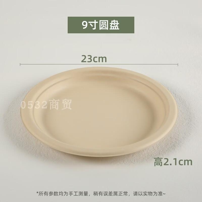 Hanyou Disposable Sugarcane Pulp Plates