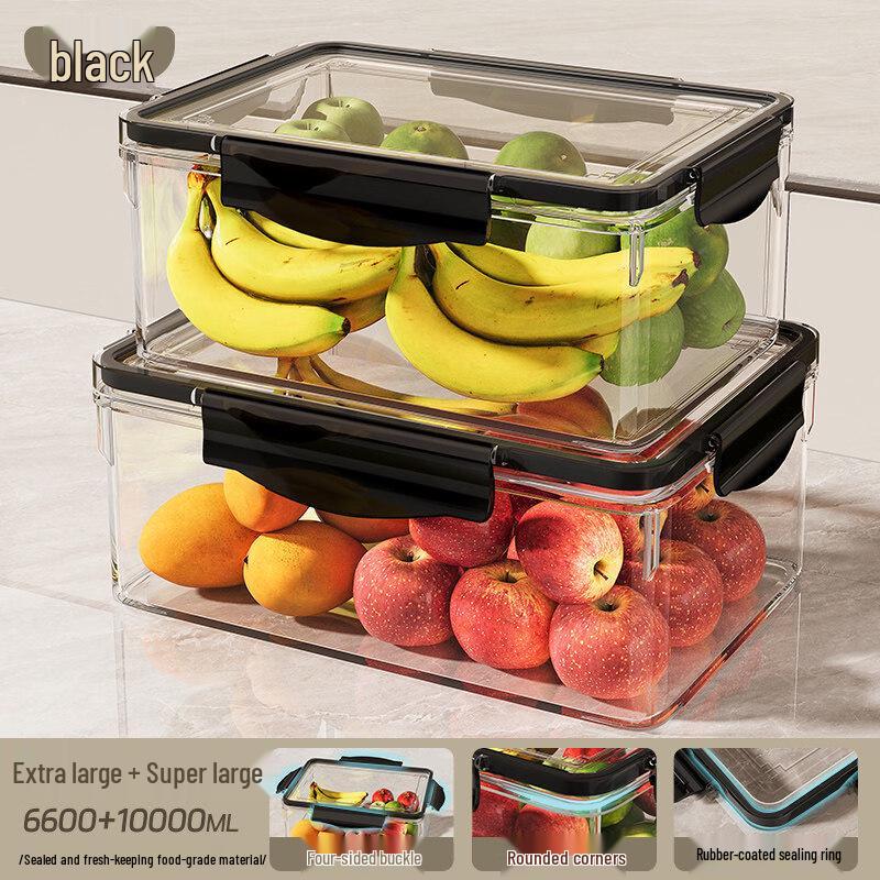 ZISIZ Large Capacity Refrigerator Storage Box