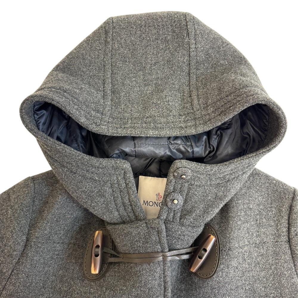 MONCLER wool PREMIERE Premiere Duffel coat gray wool Used