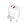 PD20W Dual Port Fast Charger: PD+QC3.0, 20W Rapid Charging, US/EU Spec Compatible Mobile Phone Charger