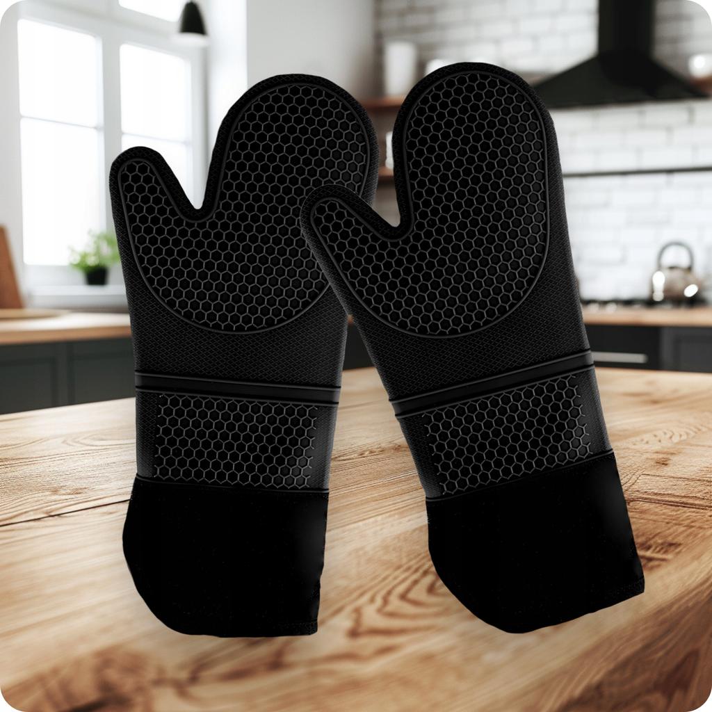 2.1 Silicone Gloves 2 pcs (black)