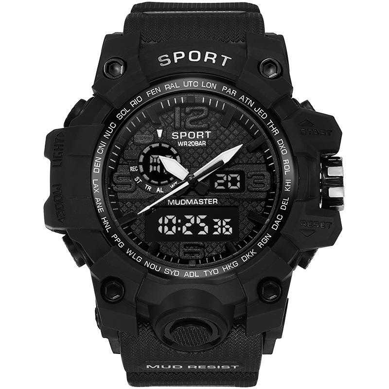 Electronic watch male model student junior high school youth multi-functional sports male model luminous electronic watch