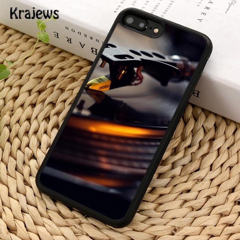 

Krajews Vinyl DJ Record Art Phone Case Cover For iPhone 17 Air 16 15 14 plus 11 12 13 pro max coque Shell Fundas iPhone 13