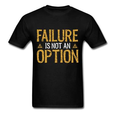 Motivationsshirt Scheitern ist keine Option T-Shirt motivierendes T-Shirt S-6XL