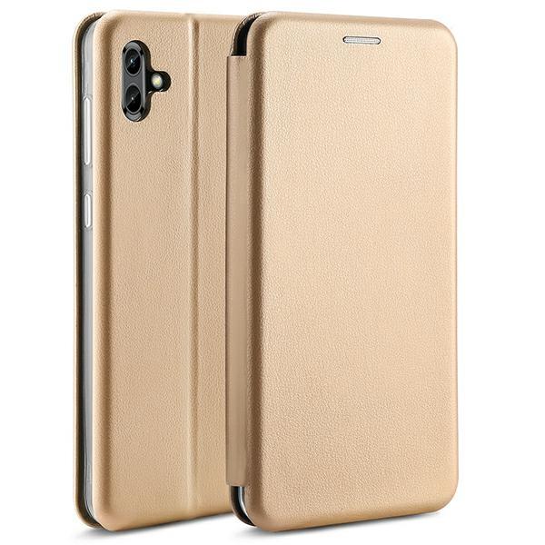 Beline Book Magnetische Etui - Samsung A04 - Goud - Magnetisch - Kaartkjes